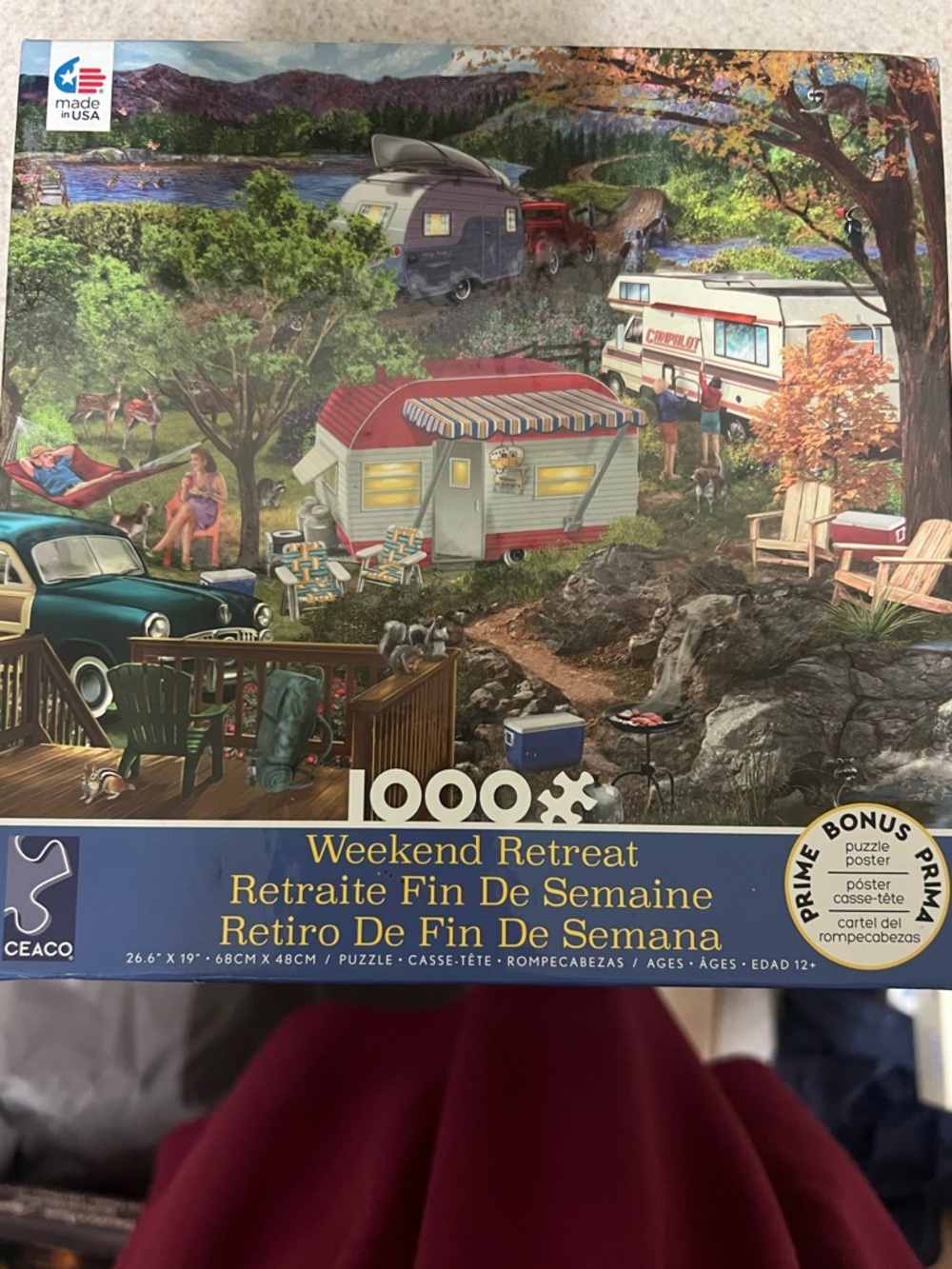 CEACO Weekend Retreat 1000-Piece Puzzle - Multi-Color